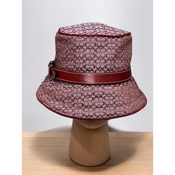 Y2K Coach FS2793 Mini Signature Crusher Hat Size P/S main image 4